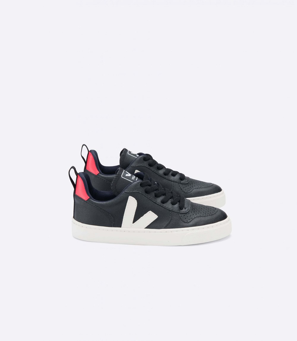 Veja Sneakers Kids - V-10 Cwl - Black - 9850NIUYF